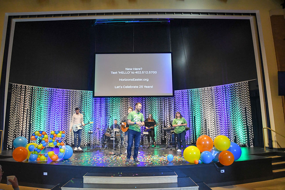 25 years of ministry lincoln nebraska horizons community church stage welcome.jpg